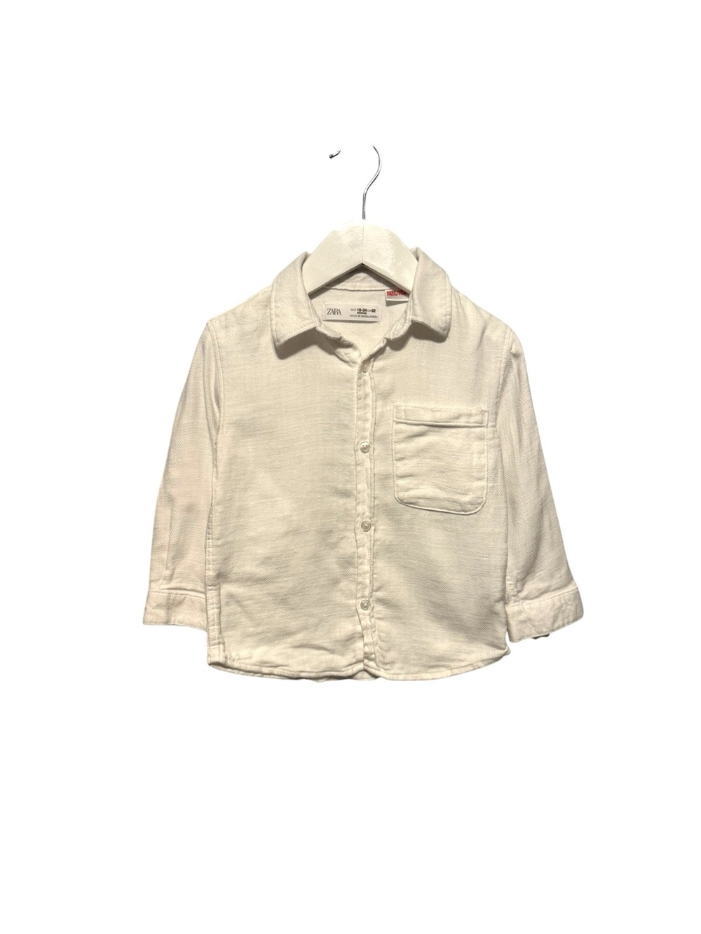 ⭐️ 5/$30 Zara Kids Button Shirt size 18-24M